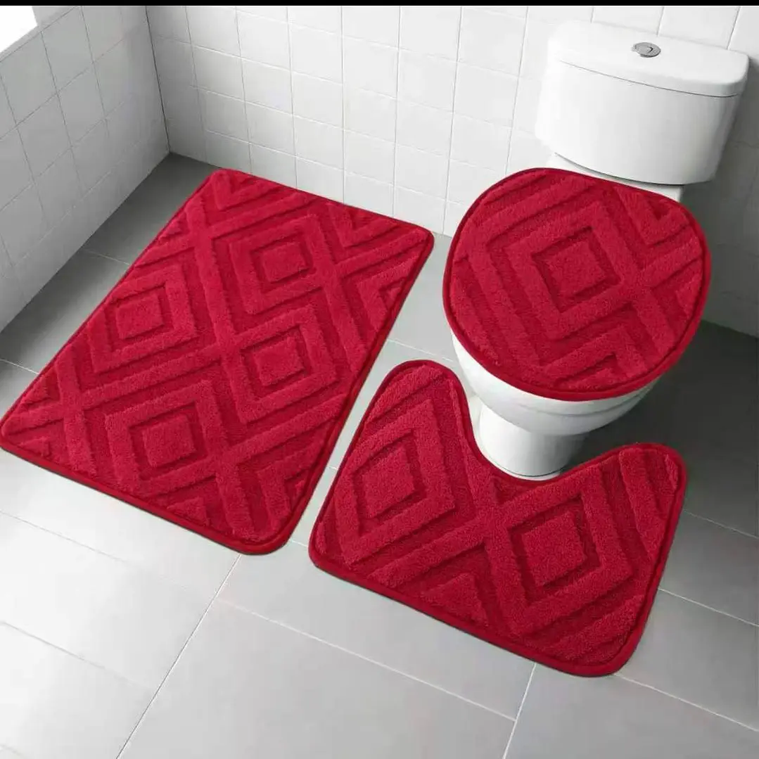 SET DE BAÑO TEXTURIZADO | 3 PCS 1
