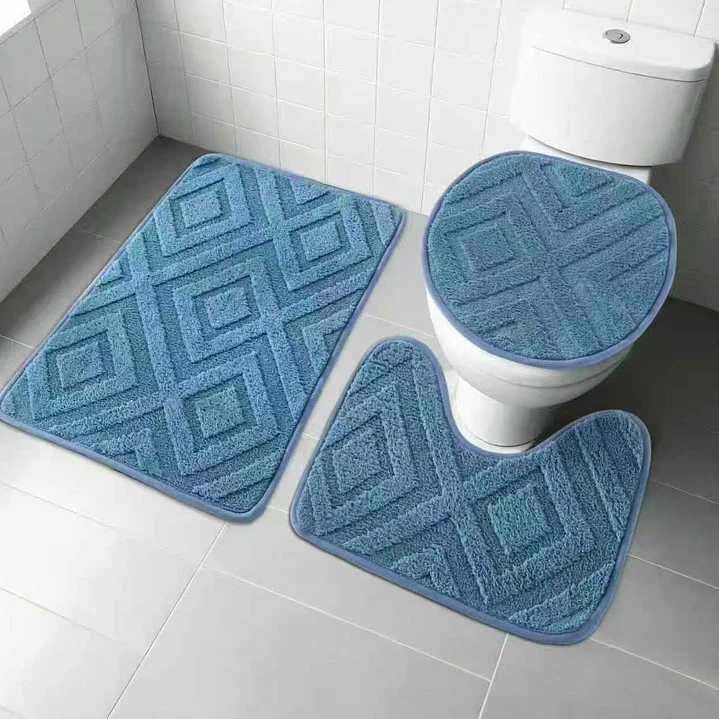 SET DE BAÑO TEXTURIZADO | 3 PCS 6