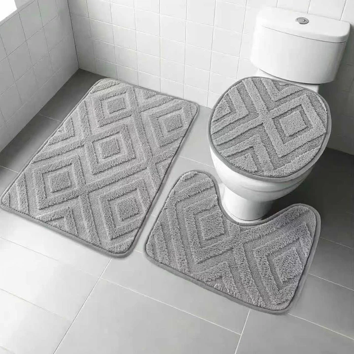 SET DE BAÑO TEXTURIZADO | 3 PCS 7