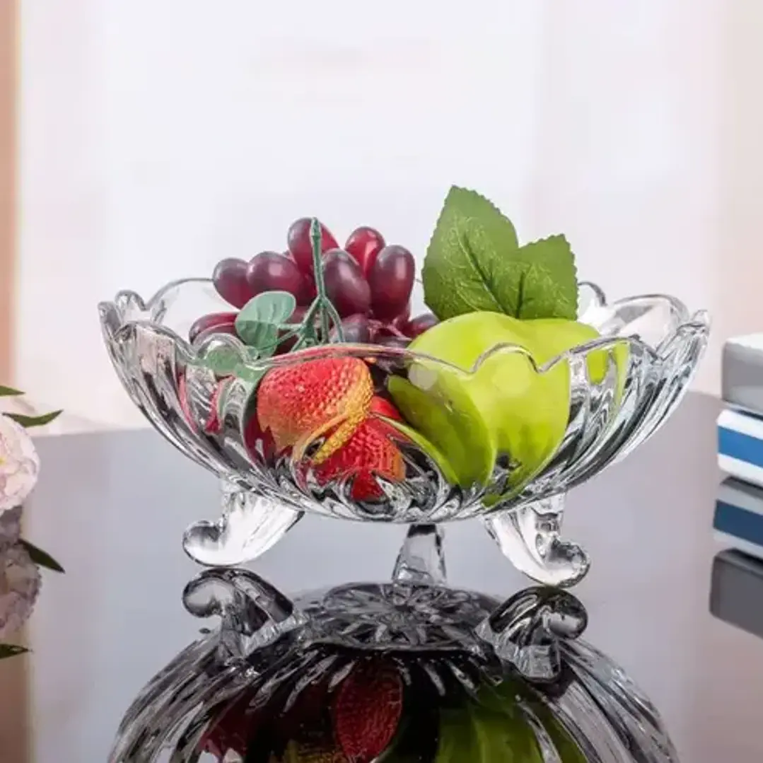 FRUTERO DE VIDRIO GRUESO 22CM 1