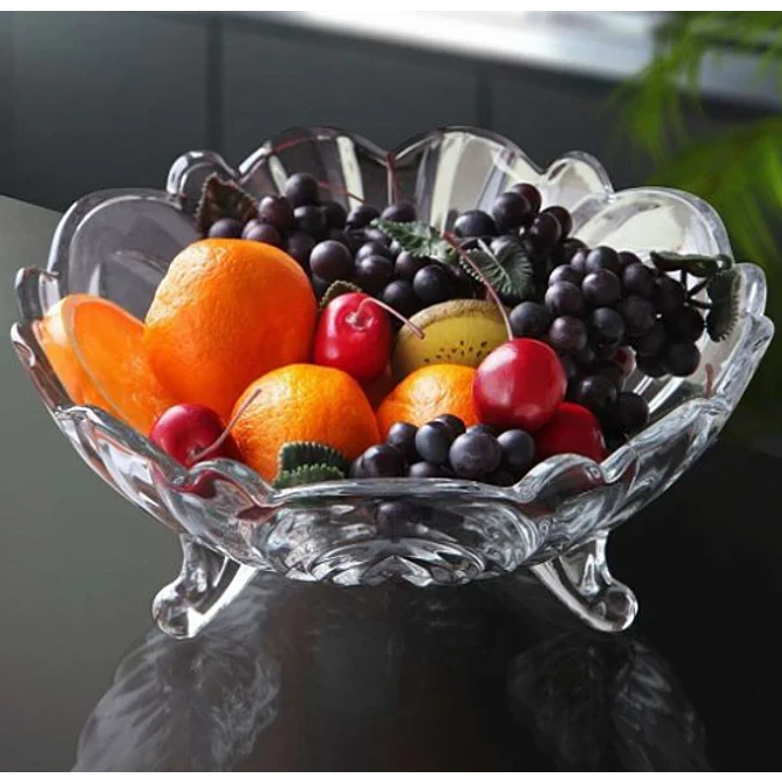 FRUTERO DE VIDRIO GRUESO 22CM 2