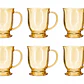 TAZA DE VIDRIO MUG CON ASA 490 ML PACK 6 PCS  - Miniatura 2