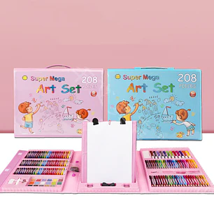 MALETA SET ESCOLAR 208 PCS