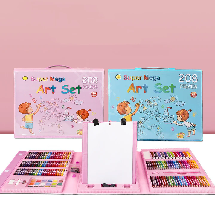 MALETA SET ESCOLAR 208 PCS 1