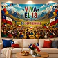 TELÓN DECORATIVO FIESTAS PATRIAS 200x250CM - Miniatura 1