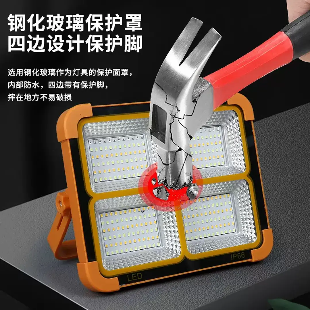 PANEL DE EMERGENCIA SOLAR 2000W - RECARGABLE  2