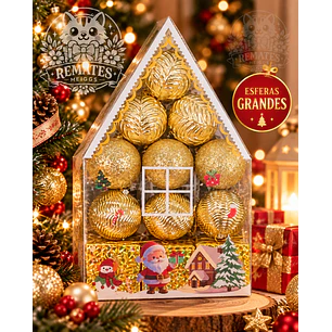 ESFERAS NAVIDEÑAS X12 5CM