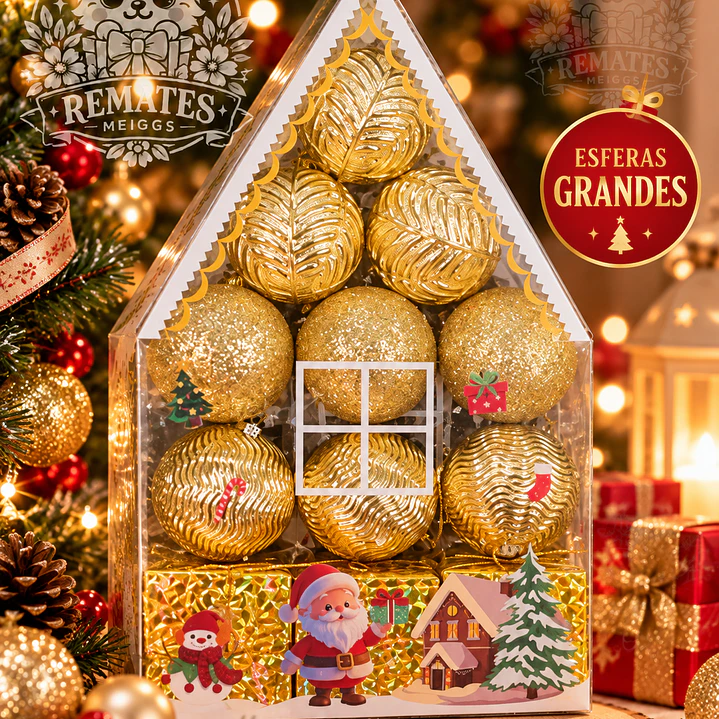 ESFERAS NAVIDEÑAS X12 5CM 1