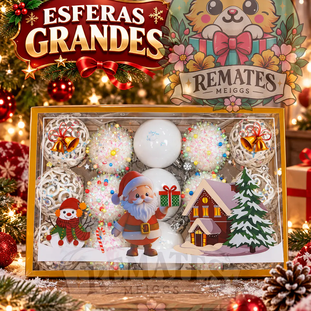 ESFERAS NAVIDEÑAS x15 - 5CM  1