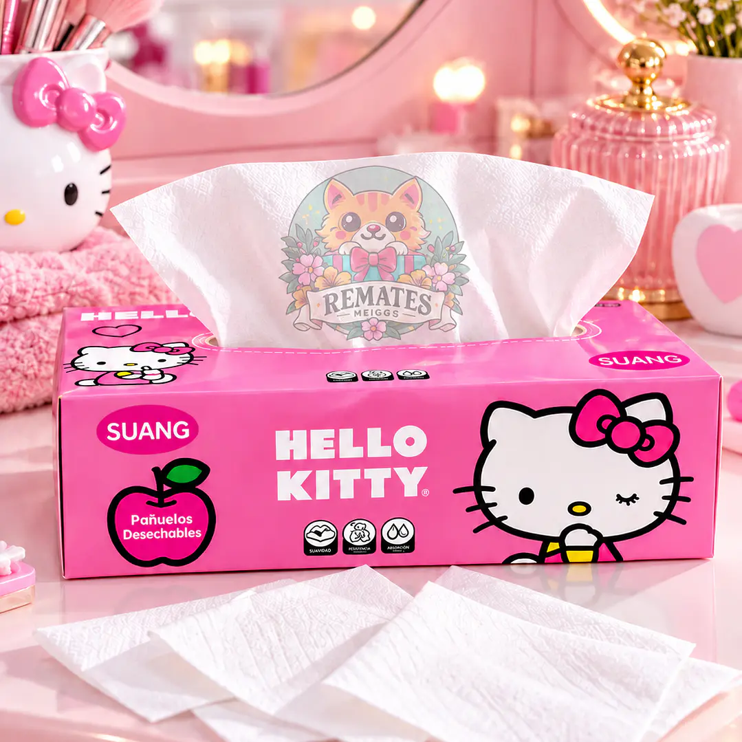 PACK 100 PAÑUELOS DESECHABLES SANRIO 1