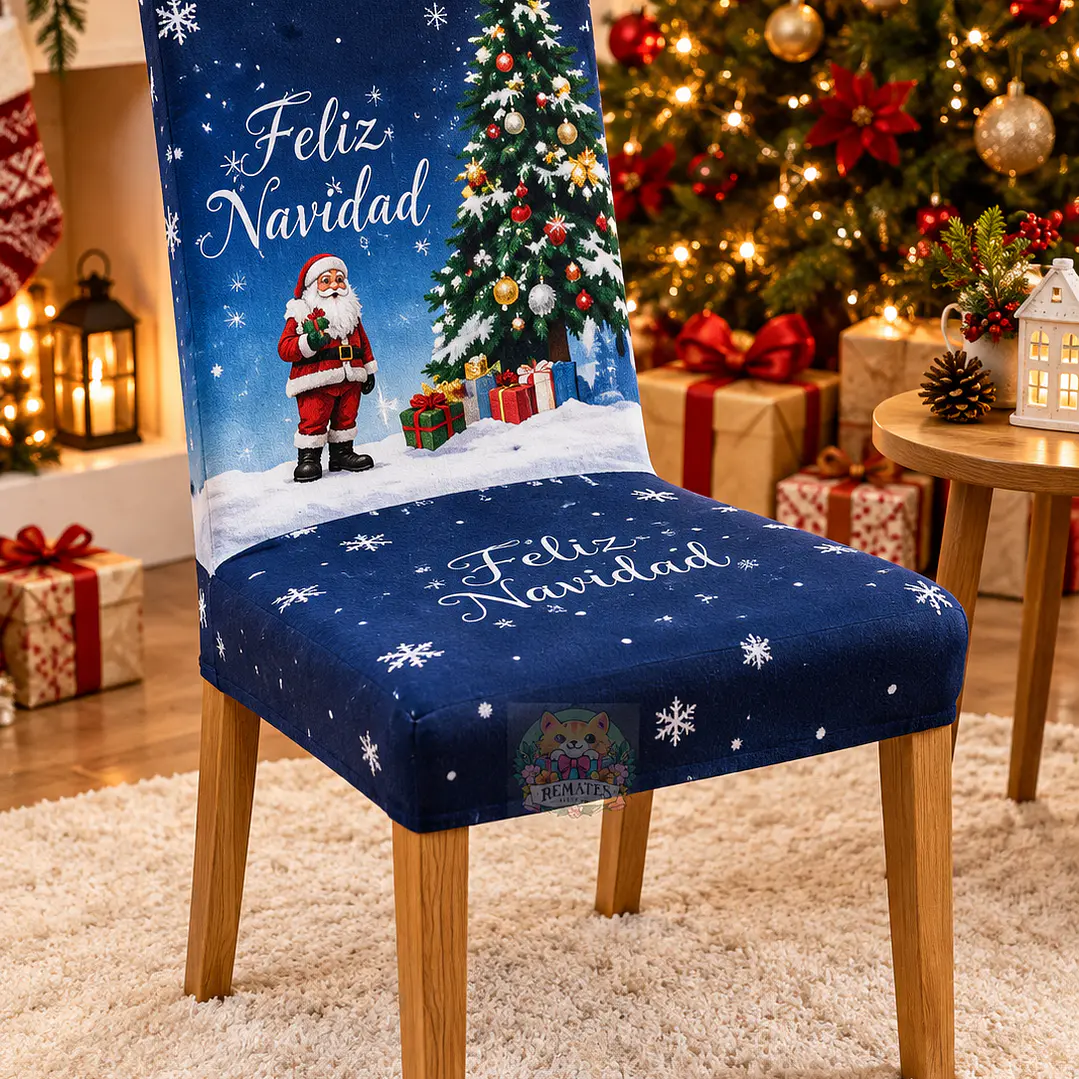 PACKS X6 FUNDAS DE SILLA NAVIDEÑA 10