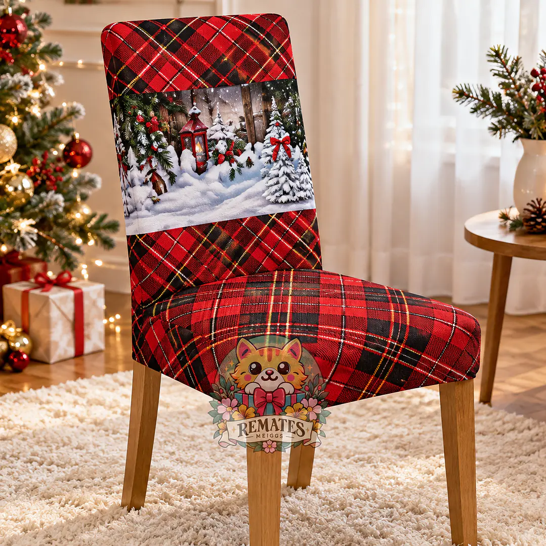 PACKS X6 FUNDAS DE SILLA NAVIDEÑA 12