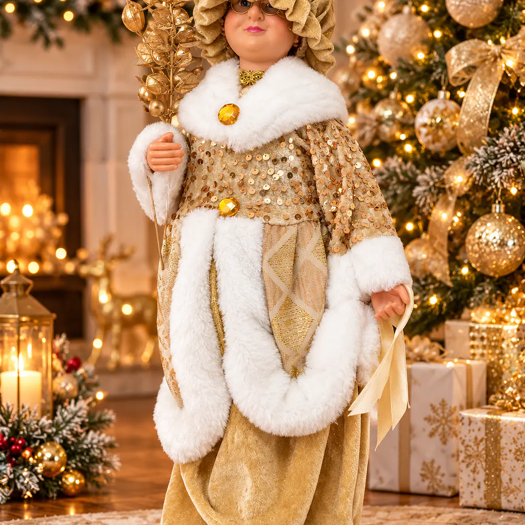 FIGURA DECORATIVA NAVIDEÑA 46CM 4