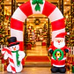 INFLABLE ELECTRICO LED NAVIDEÑO 210CM ALTO  - Miniatura 2