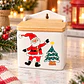 CONTENEDOR DE LOSA NAVIDEÑO CON TAPA  - Miniatura 1
