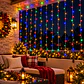 LUCES LED CASCADA SOLAR 3MX2M MULTICOLOR  - Miniatura 3