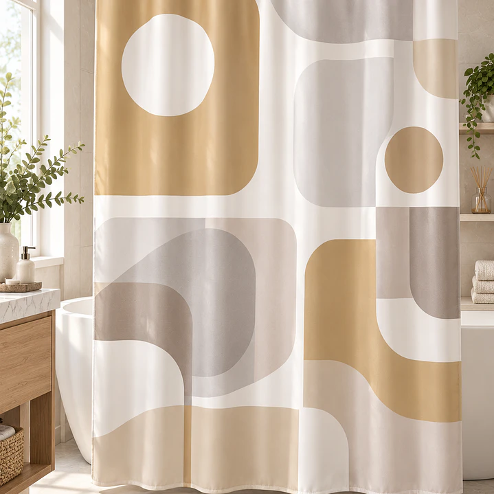 CORTINAS DE BAÑO 180CMX180CM 1