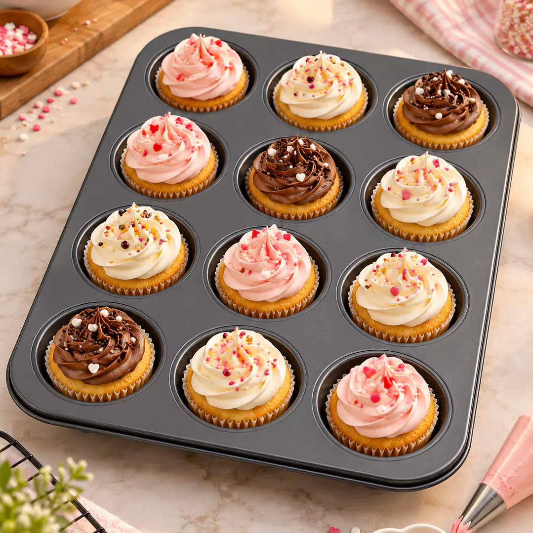 MOLDE PARA HORNO DE MUFFIN O CUPCAKE 1