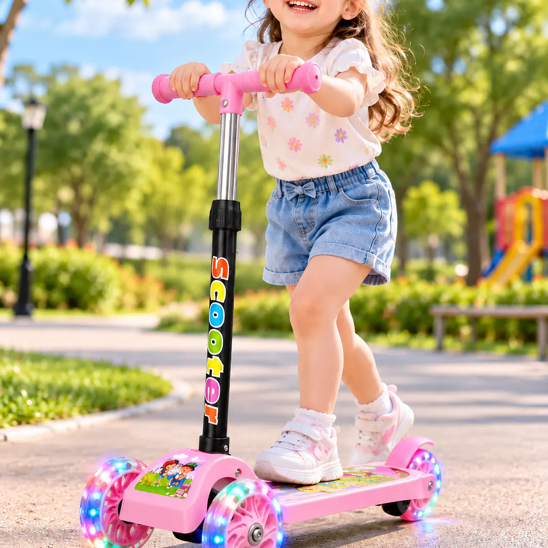 SCOOTER PLEGABLE PARA NIÑOS | RUEDAS CON LUCES  5