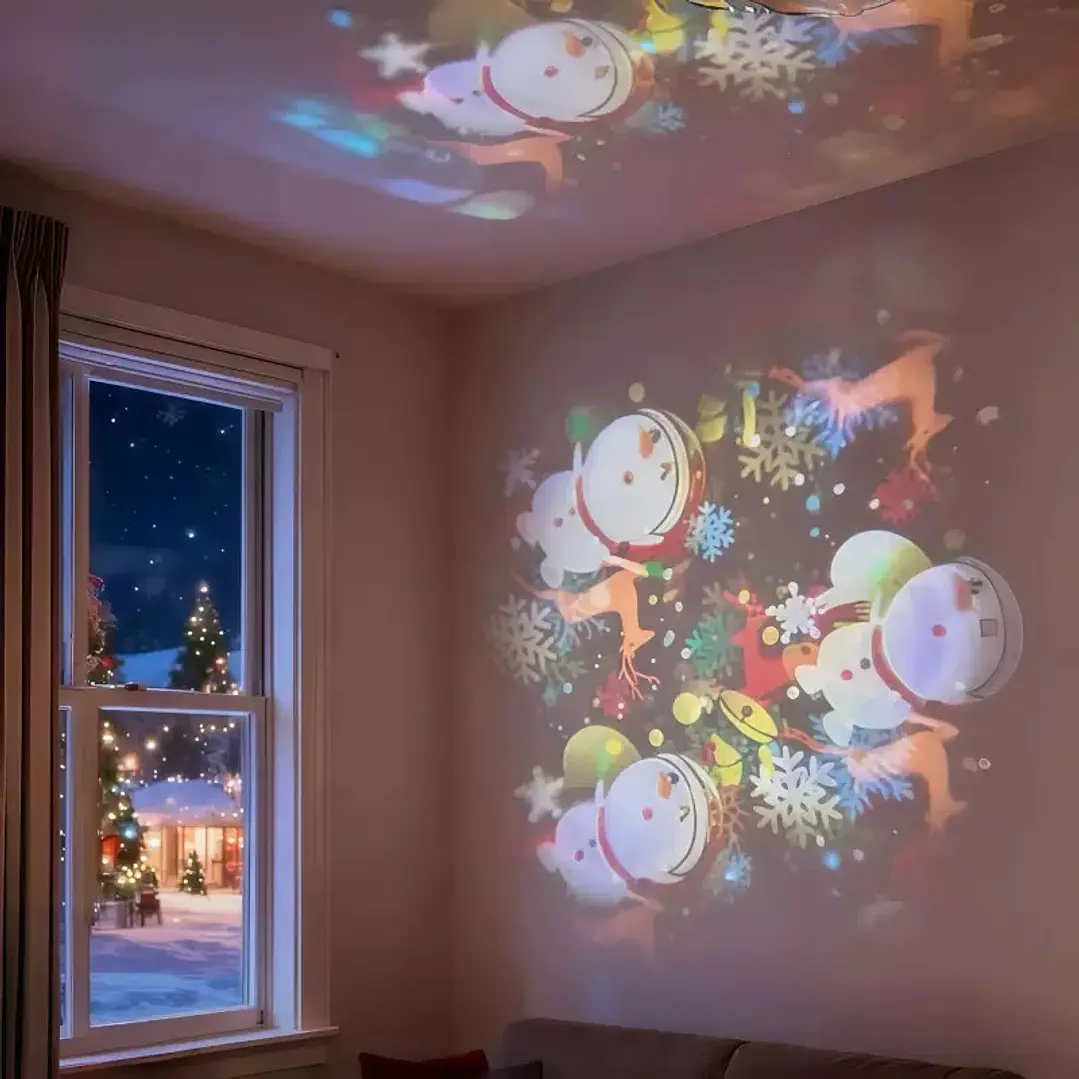 PROYECTOR NAVIDEÑO CON ENCHUFE NACIONAL  3
