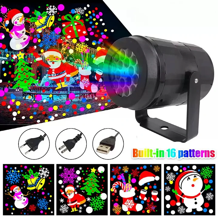 PROYECTOR NAVIDEÑO CON ENCHUFE NACIONAL  4