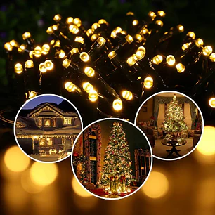 LUCES NAVIDEÑAS 200 LED | LUZ CÁLIDA