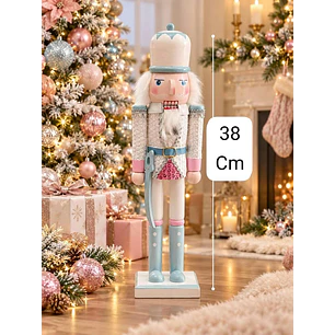 ADORNO NAVIDEÑO CASCANUECES 38 CM 