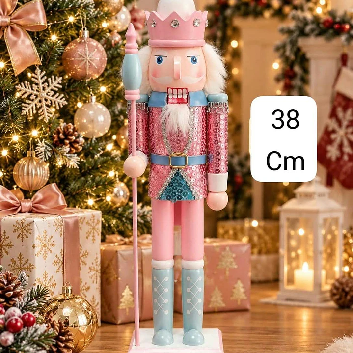 ADORNO NAVIDEÑO CASCANUECES 38 CM  3