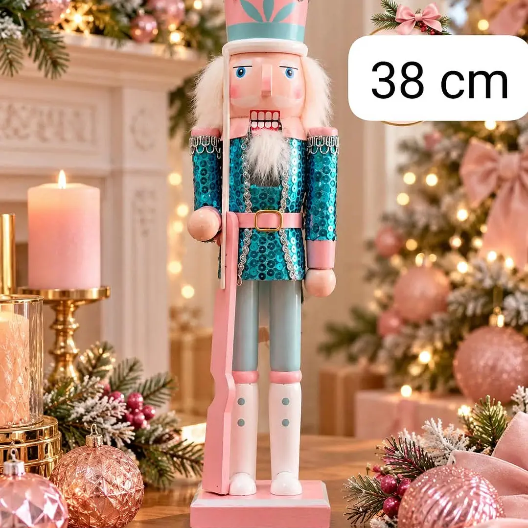 ADORNO NAVIDEÑO CASCANUECES 38 CM  4