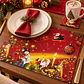 SET DE INDIVIDUALES + POSA VASOS NAVIDEÑOS  - Miniatura 4
