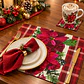 SET DE INDIVIDUALES + POSA VASOS NAVIDEÑOS  - Miniatura 5