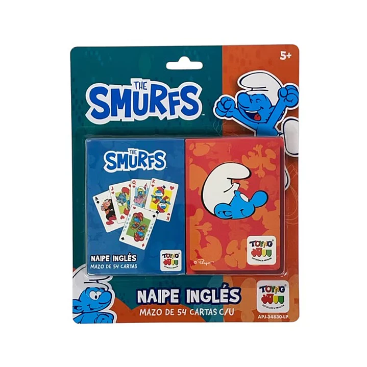 NAIPE DE PITUFOS 54 CARTAS  2