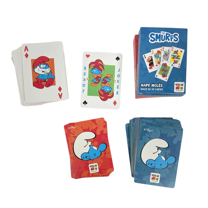 NAIPE DE PITUFOS 54 CARTAS  3