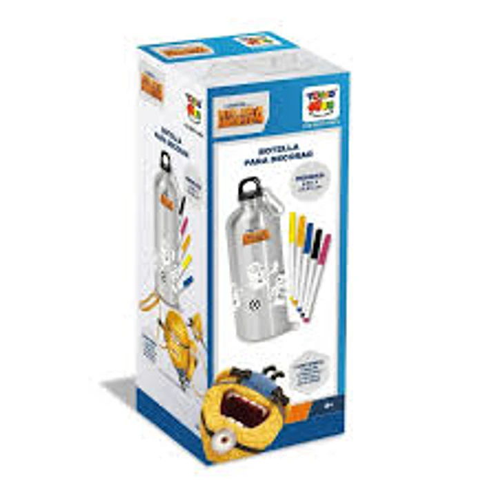 BOTELLA PERSONALIZABLE DE PITUFOS Y MINIONS 4