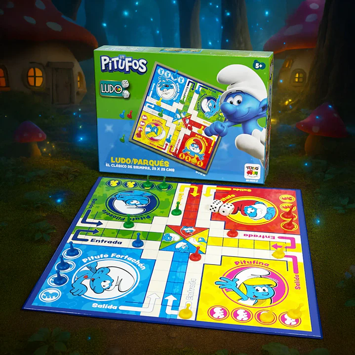 JUEGO LUDO DE PITUFOS  2