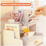 MUEBLE ORGANIZADOR DE ESCRITORIO BLANCO