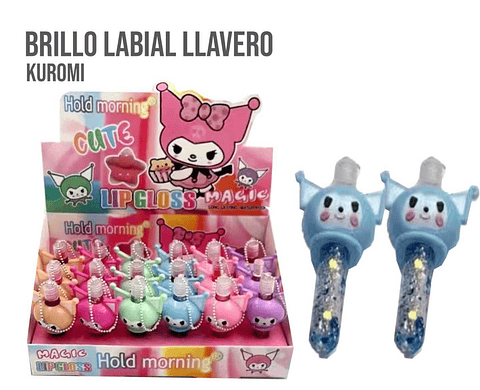 BRILLO LABIAL KUROMI LLAVERO