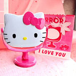 ESPEJO HELLO KITTY CON PEDESTAL