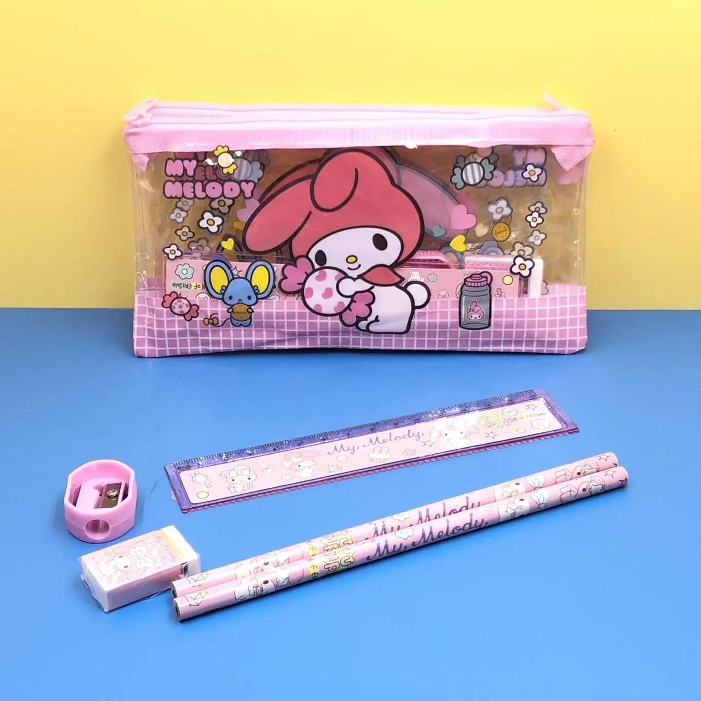 SET ESCOLAR ESTUCHE SANRIO  1