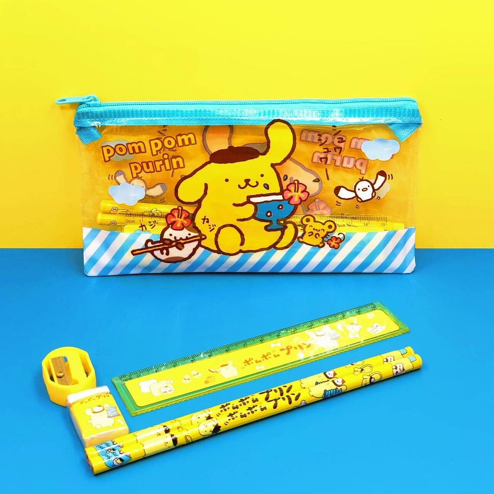 SET ESCOLAR ESTUCHE SANRIO 