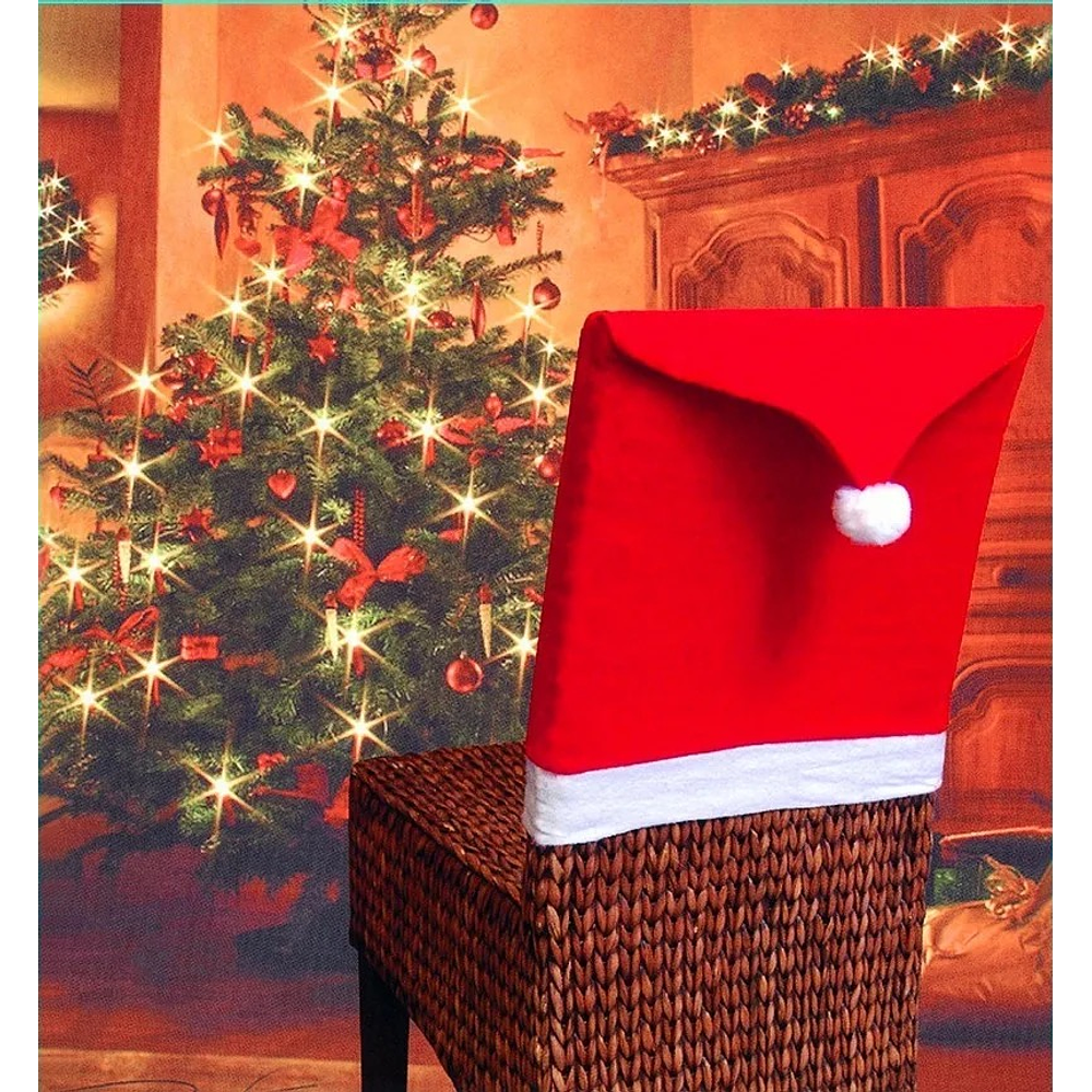 FUNDA DE SILLA SOMBRERO PAPÁ NOEL 