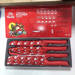 SET DE CUCHILLO NAVIDAD 6PZS