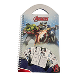 CUADERNO DE DIBUJO+STICKERS AVENGERS