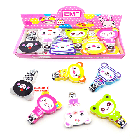 CORTA UÑAS KAWAI CAJITA 12 UNDS