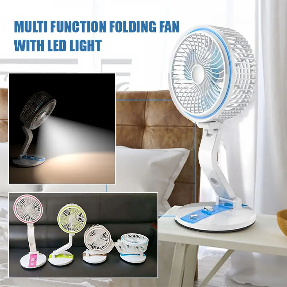 VENTILADOR DE MESA+LINTERNA  1