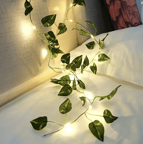 GUIRNALDA HOJAS A PILAS 3M