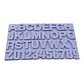 MOLDE SILICONA ABECEDARIO GRANDE - Miniatura 5