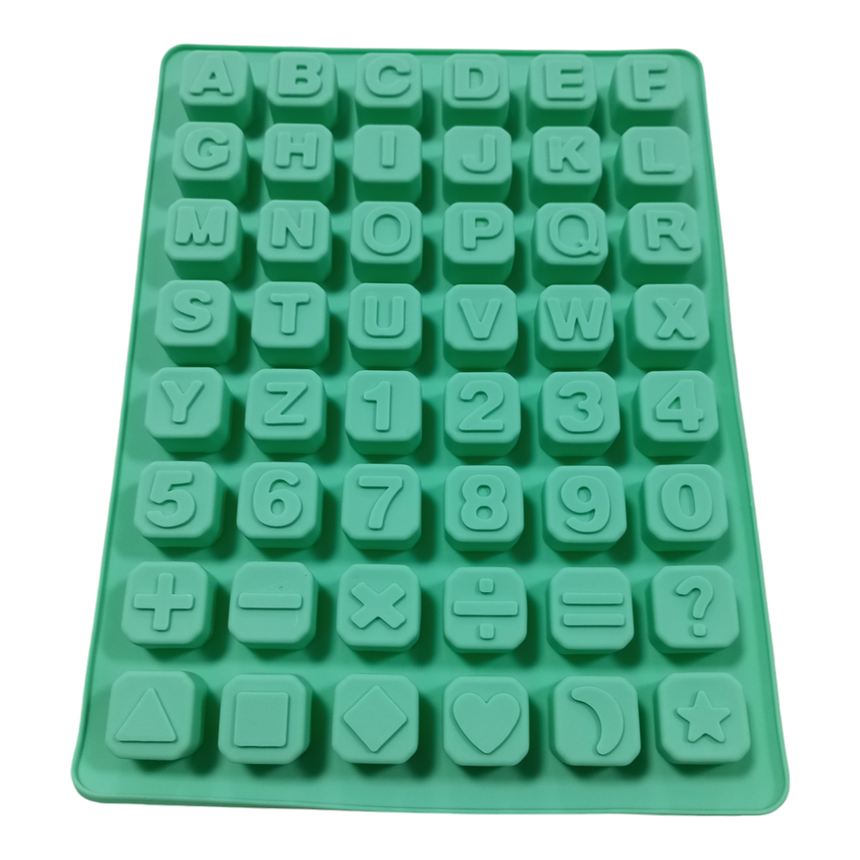 MOLDE SILICONA ABECEDARIO MEDIANO 1