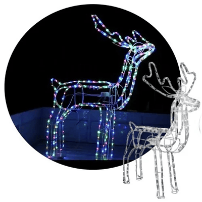 EMBALAJE RENO CABEZA MOVIBLE SOLAR 120CM SURTIDO CAJA 6PZS