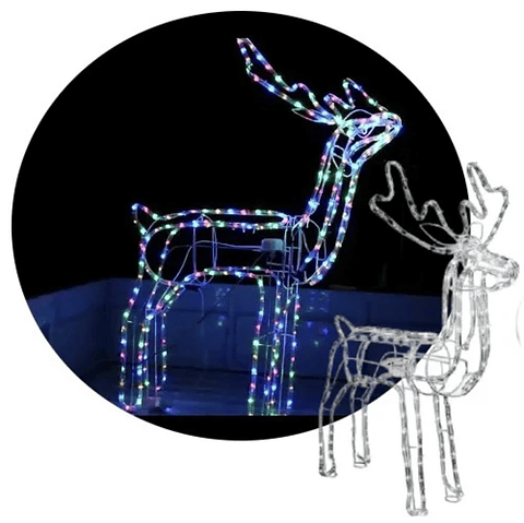 EMBALAJE RENO CABEZA MOVIBLE SOLAR 120CM SURTIDO CAJA 6PZS